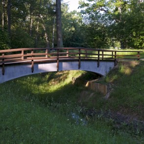 Bridge In The Eleja Manor Park Bridge In The Eleja Manor Park