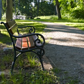 Bench In The Eleja Manor Park Bench In The Eleja Manor Park