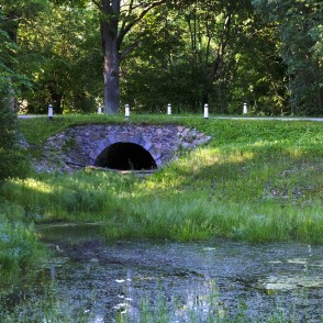Stone Bridge In The Eleja Manor Park Stone Bridge In The Eleja Manor Park