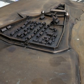 Livonijas ordeņa pils makets Valmieras muzejā Livonijas ordeņa pils makets Valmieras muzejā